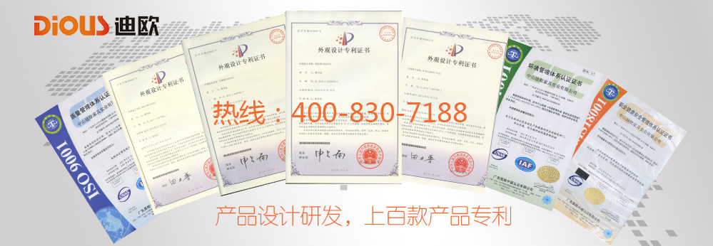 迪歐專利證書