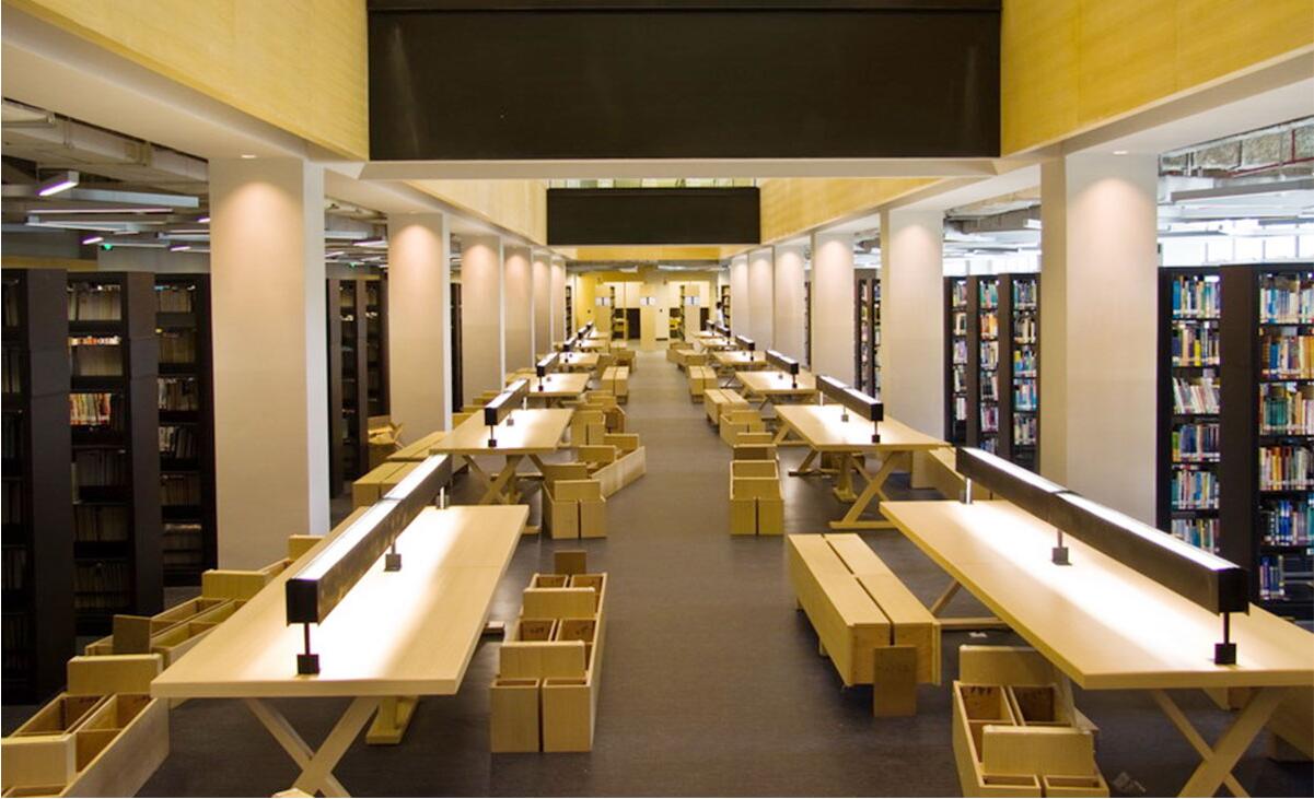 圖書館閱覽室桌椅學(xué)習(xí)桌椅